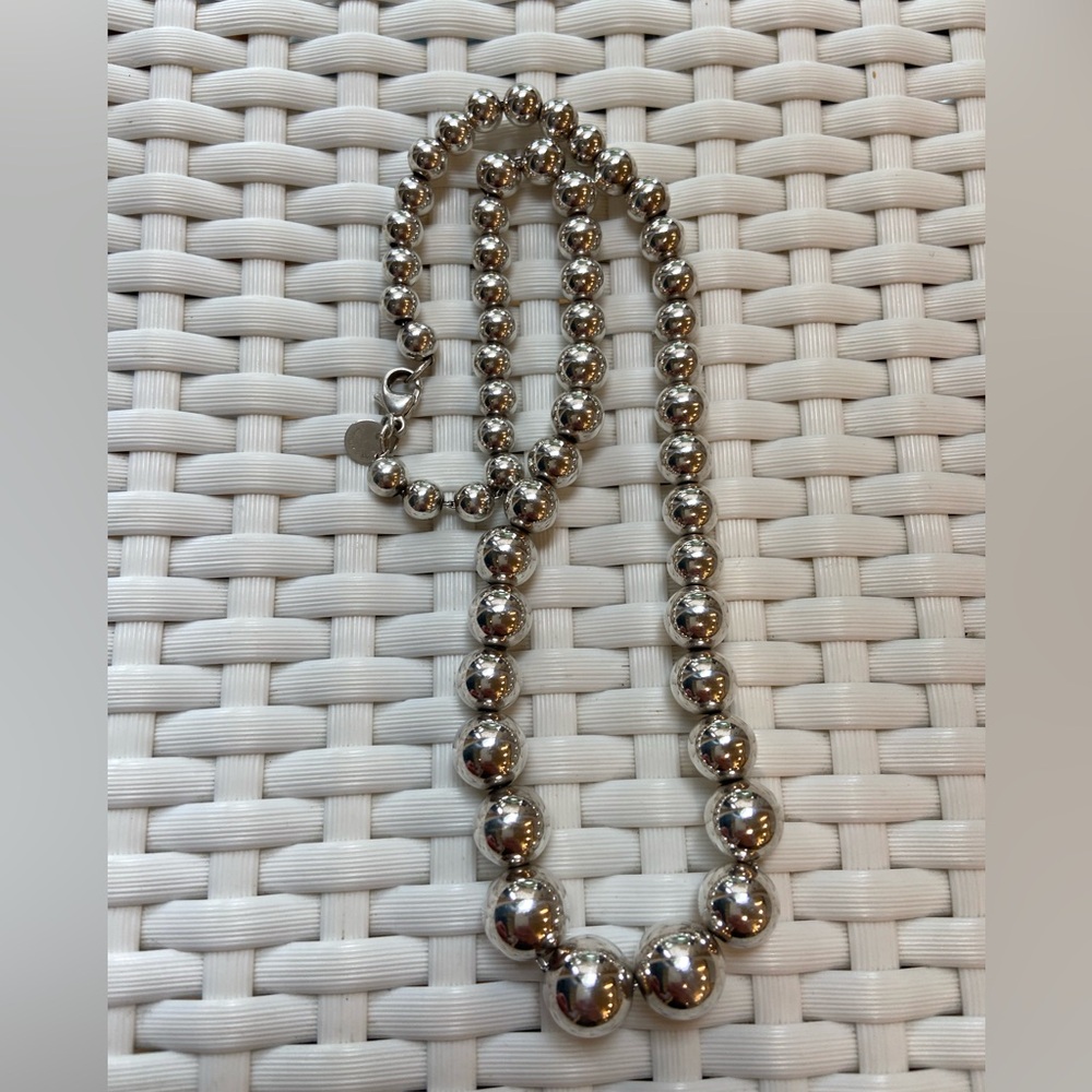 Tiffany & Co. Hardwear Graduated Ball Necklace in Sterling